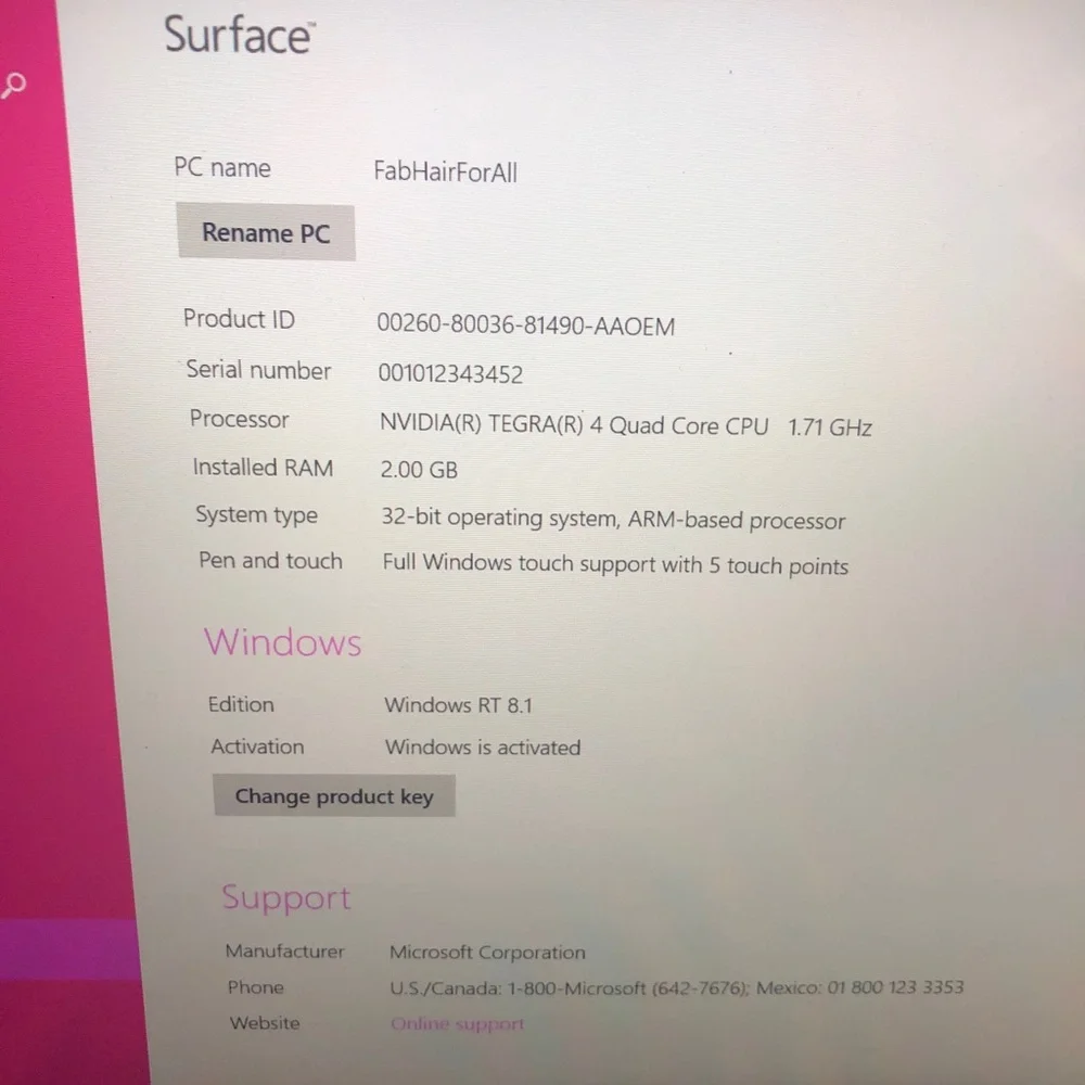 Microsoft Surface 32GB *GREAT CONDITION*